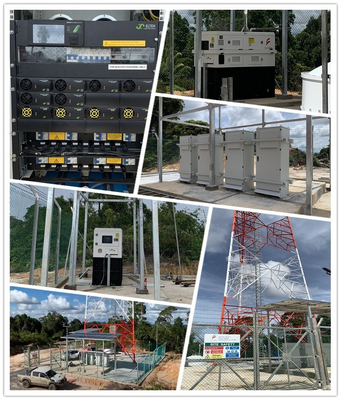 3000W 고효율 모듈이 있는 Eltek 캐비닛 통신 태양광 전원 공급 장치 300A 400A 500A