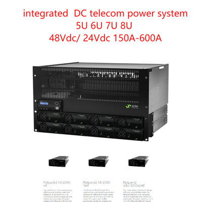 48vdc 24vdc 텔레콤 전원 시스템 통합된 DC 시스템 150A-600A