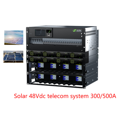 순수한 태양 통합된 텔레콤 태양열발전시스템 3200w 300a Dc 플랫팩 2