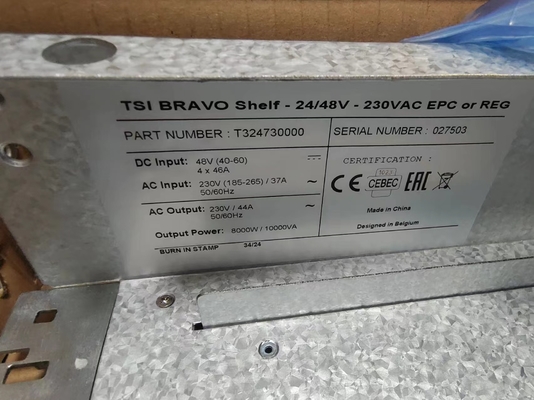CE+T 전력 TSI BRAVO 24/48V 230VAC 2U 전력 19 인치 캐비닛의 릴프 P/N T324730000
