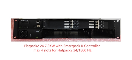 엘텍 FP2 24V 7.2KW 파워코어 2U 19 인치 맥스 4 슬롯 플래트팩2 24/1800 HE 스마트팩 R 컨트롤러
