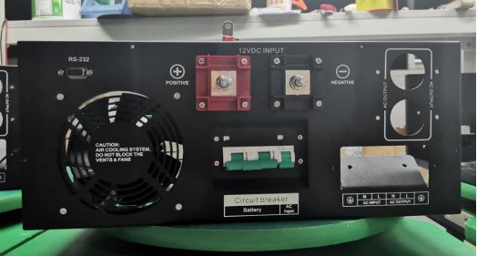 DC AC 인버터 19인치 4RU 랙 타입 입력 12Vdc 출력 220Vac 사용자 정의 3kw 인버터 모듈