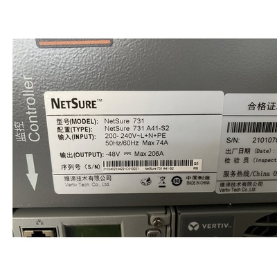 Vertiv 48Vdc 임베디드 전원 시스템 19인치 통신 장비 네츠어 731A41 200A 스위치 전원 공급