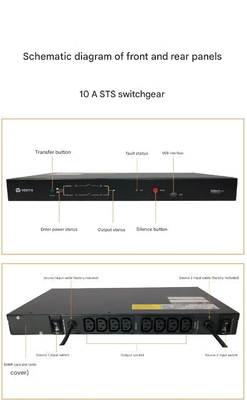 STS 10AUF-LTS10-1P 과부하 용량을 가진 자동 스위치 전원 공급 장치