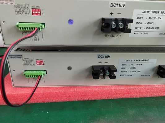 OEM ODM 19 인치 랙 마운트 DC DC 변환기 입력 110vdc 출력 48vdc 960W D20-10-18