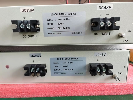 OEM ODM 19 인치 랙 마운트 DC DC 변환기 입력 110vdc 출력 48vdc 960W D20-10-18
