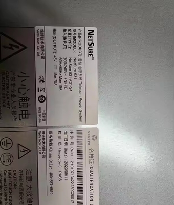 Vertiv 브랜드 Netsure 531 A31-S4 48V 60A 임베디드 스위칭 전원 공급 장치