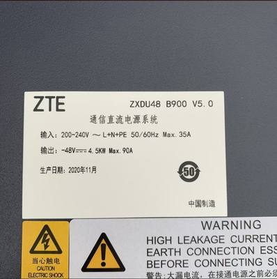 ZTE ZXDU48 B900 V5.0 통신 전원 공급 DC 전원 시스템 48V90A AC 직접 통신 장비