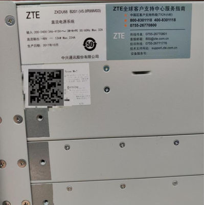 고효율 Zte-48v 200a 통신 전원 공급 시스템 Zxdu68 B201 임베디드