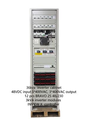 CE+T 36KVA AC DC 인버터 캐비닛 BRAVO 25 48/2303PH 36KVA 24KVA 12KVA 시스템 캐비닛