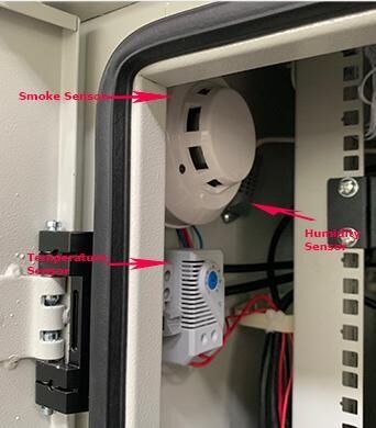 통신 스테이션 배터리 저장을 위한 1500W 에어컨을 갖춘 맞춤 제작 아연도금 강철 1.5mm 두께 14U 옥외 내각 인클로저