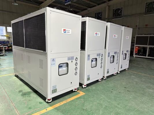 382.3KW 공기 냉각 스크루 냉장고 - 3N-380V-50HZ 산업 냉장 시스템