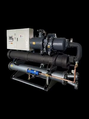 듀얼 컴프레서 수냉식 스크류 칠러 MK-410WD 815.8KW - R22 냉매