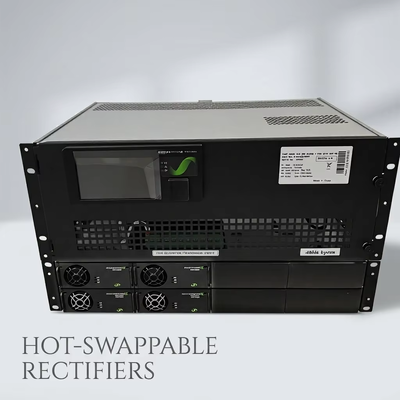 커스터마이징 가능한 산업용 FP2 48V 12KW + 6KVA 230V 5U 내장 전력 시스템
