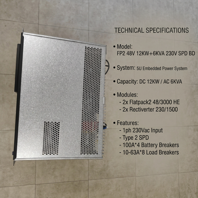 엘텍 리렉티버터 전원 시스템 12KW DC 6KVA AC 스마트팩2 터치 제어