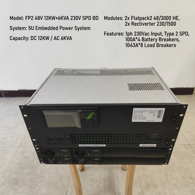 엘텍 리렉티버터 전원 시스템 12KW DC 6KVA AC 스마트팩2 터치 제어