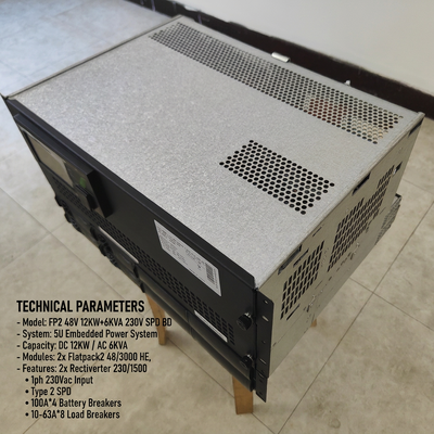 엘텍 리렉티버터 전원 시스템 12KW DC 6KVA AC 스마트팩2 터치 제어