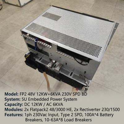엘텍 리렉티버터 전원 시스템 12KW DC 6KVA AC 스마트팩2 터치 제어
