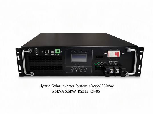 5.5KW 48V 하이브리드 태양광 인버터 시스템 (순수 정현파, 가정용 비상 전원용)