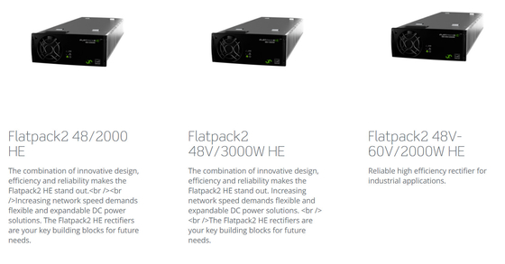 텔레콤 정류기 시스템 Flatpack2 48V/24kW