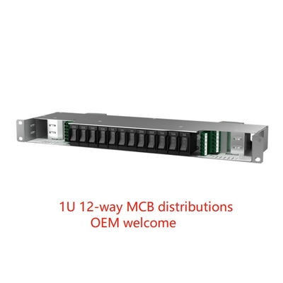 12 방법 MCB  데이타 센터 랙 PDU 배전기 1U