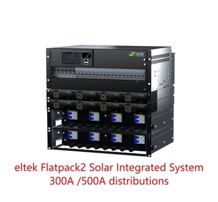 순수 태양계 300A/500A Eltek Flatpack2 통신용 태양광 자율 전원 코어