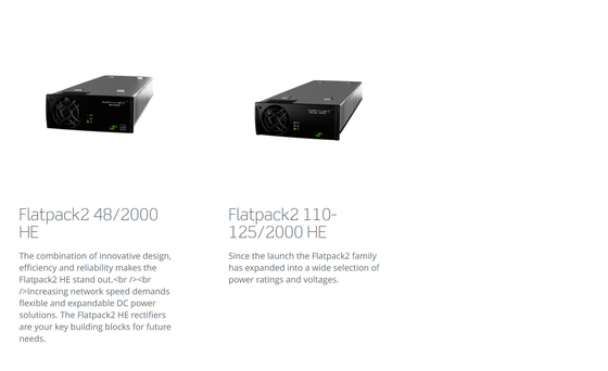엘텍 Flatpack2 벽 상자 플랫팩 전원 시스템 24VDC 30VDC 48VDC