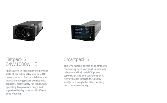 정류기 3개가 있는 Eltek Flatpack S 24V 2U 높이 Flatpack S 24/1000HE FlatpackS 24/1800HE (MFGS0302.001 MFGS0302.002)