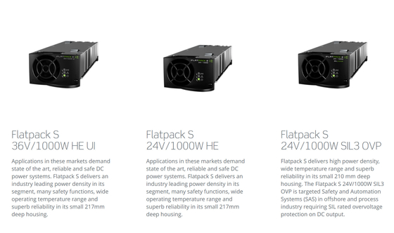 엘텍 플랫팩 Ｓ 3U 시스템 24V 3*2 KW DC 전력 공급 장치 CE UL