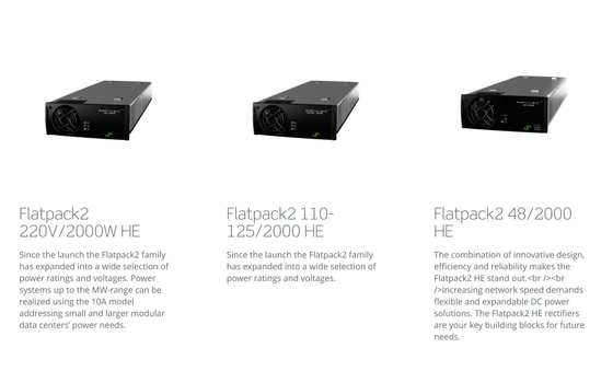 Eltek 산업용 벌크 피드 AC/DC 시스템 24-220Vdc 2kw- 16kw with Flatpack 2 정류기