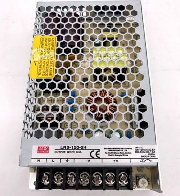 민웰 LRS 시리즈 150W 단일 개폐형 전원 공급기 LRS-150 LRS-150-24