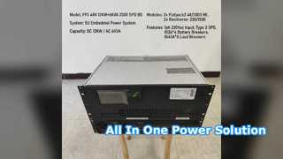 Eltek Recverter 12KW DC 6KVA AC 전원 시스템